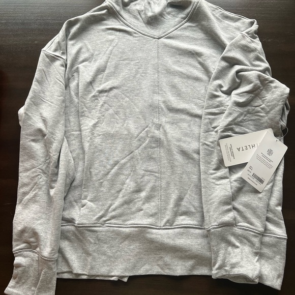 Athleta Apollo Crewneck Sweatshirt, gray, large - Picture 2 of 2